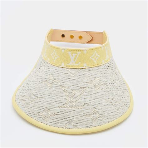 louis vuitton visor cheap|Louis Vuitton straw hat.